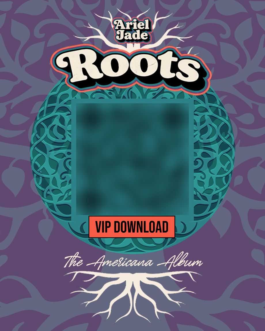 Roots VIP Download poster — QR code unlocks after you send the VIP Request form